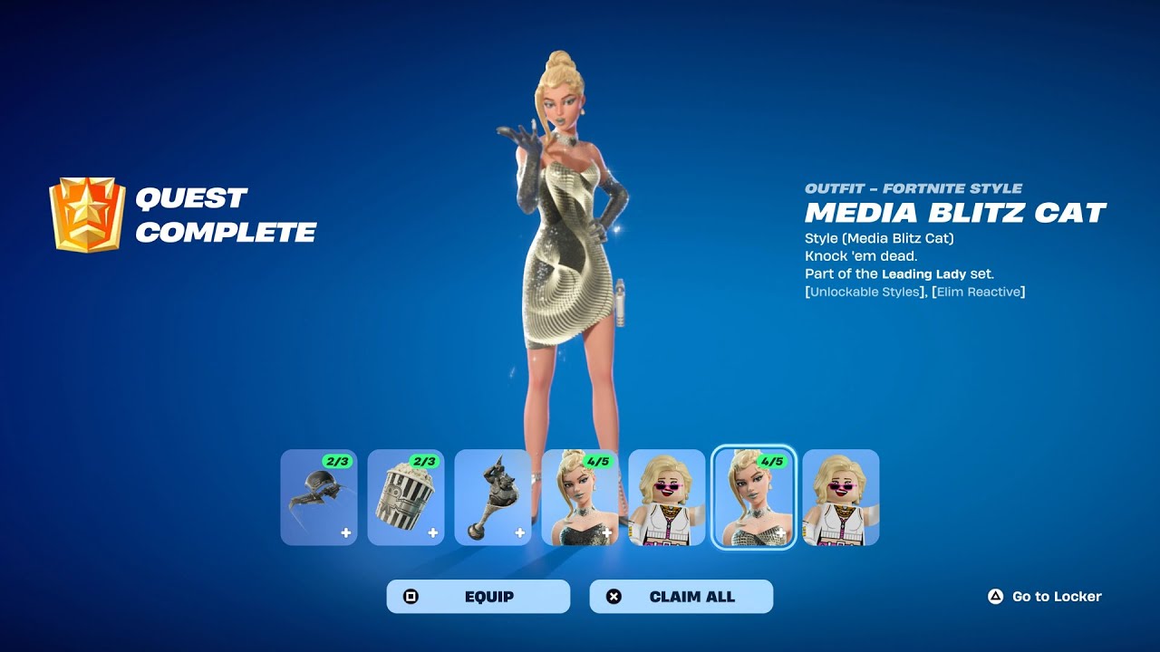 How To Get & Complete Battle Bus Media Blitz Cat Skin Quest in Fortnite (LEGO Media Blitz Cat Style)