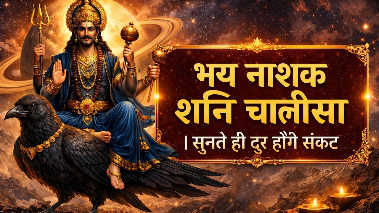 🌺🙏Powerful Shani Dev Chalisa | भय नाशक शनि चालीसा | Saturday Special Shani Bhajan🌺🙏