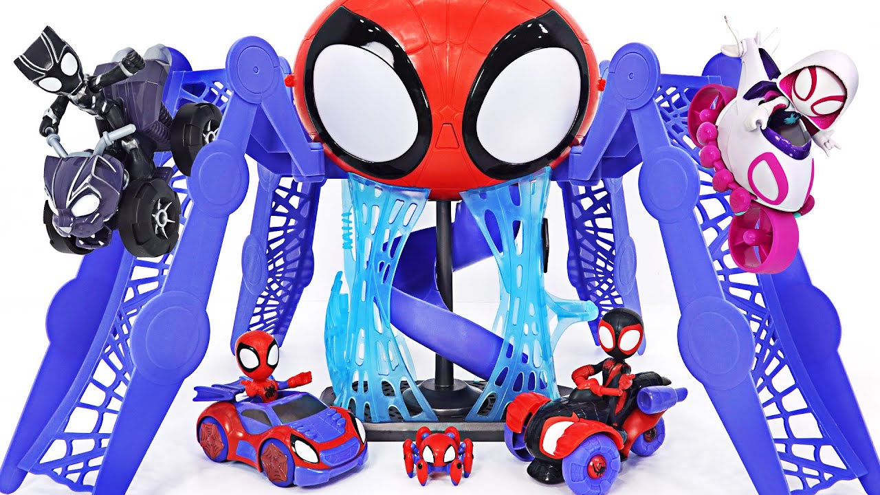 Marvel Spidey and His Amazing Friends Web-Quarters Playset! | DuDuPopTOY