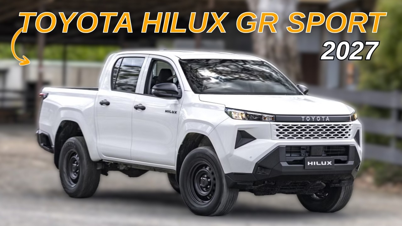 Первый взгляд на Toyota Hilux GR Sport 2027 года – мощность, дизайн и внедорожные улучшения.