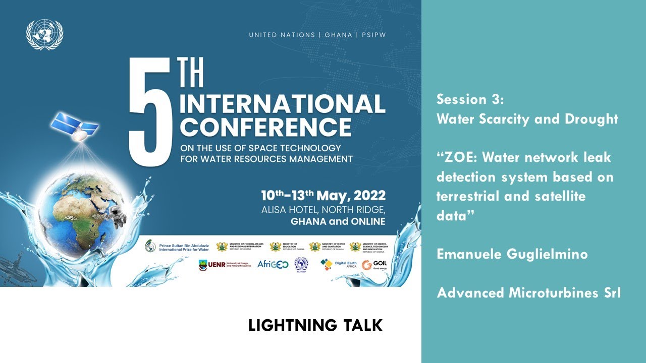 Lightning Talk: ZOE: Water Network Leak Detection System (UN/Ghana/PSIPW 5th Int. Conf.)