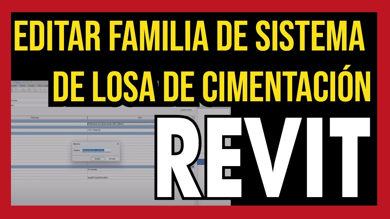 Editar familia de sistema de losa de cimentación 🏤