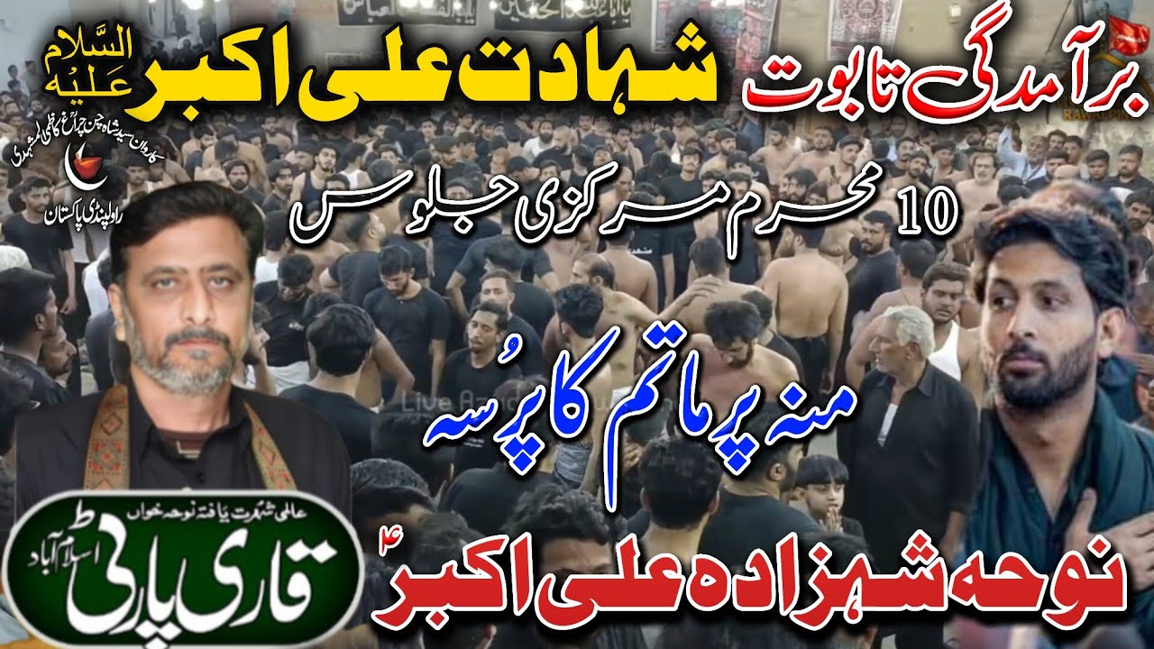 Qari Party Noha 2024 | Shahadat Ali Akbar| Karwan Shah Chan Chiragh Kazmi | 10 Muharram Jaloos Syed