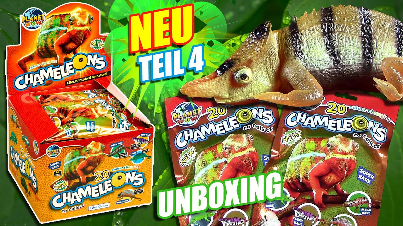 Planet Wow - Chamäleons - 20 Tüten Unboxing - Teil 4 - Sammelfiguren von Blue Ocean ®