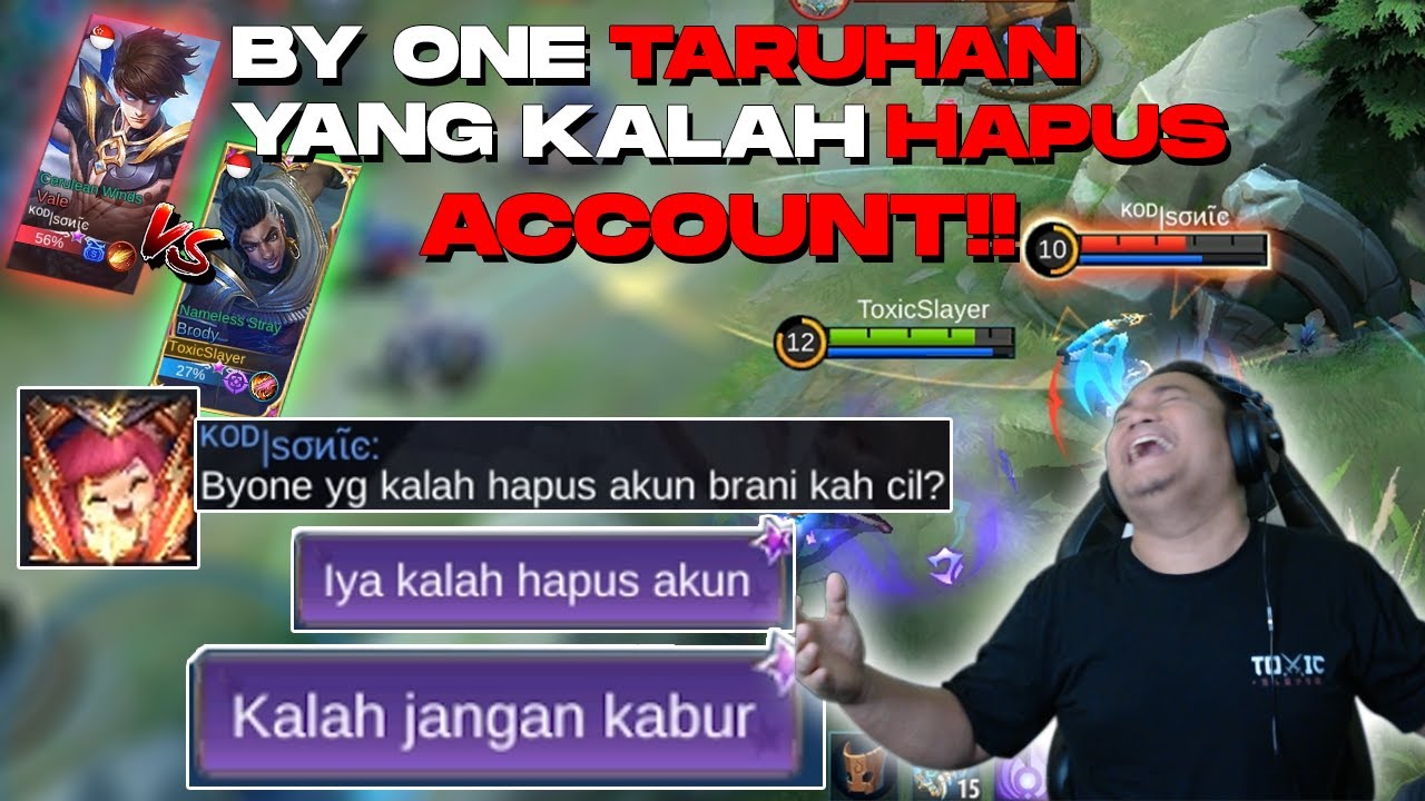Di Tantang DUEL Yang KALAH Harus HAPUS AKUN ML!! BKB SOK A6!!