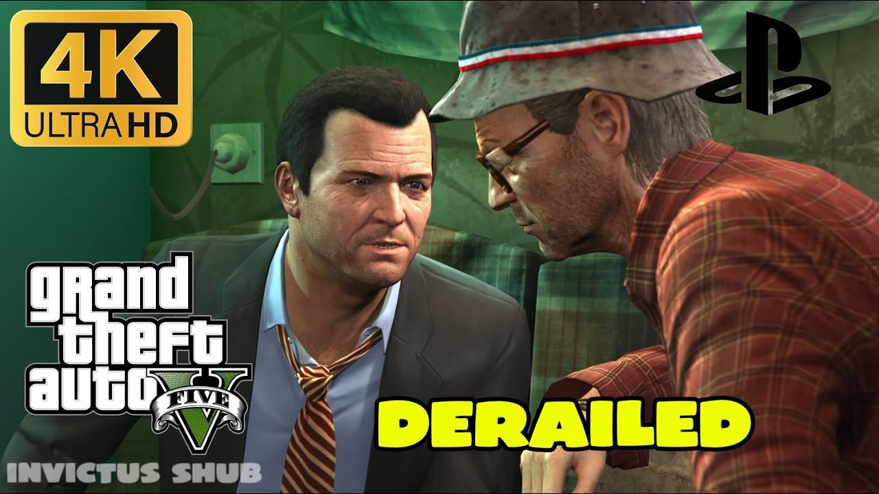 GTA V PS5 – Derailed Train Heist | Michael & Trevor | 4K 60FPS No Commentary