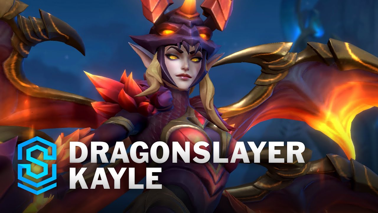 Dragonslayer Kayle Wild Rift Skin Spotlight