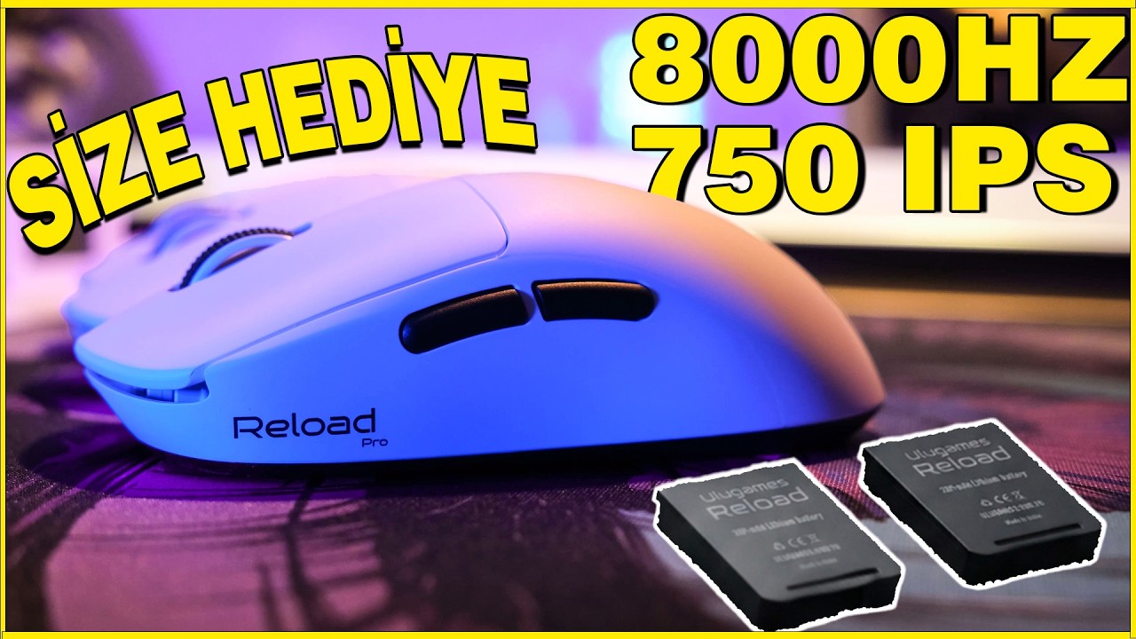 (HEDİYELİ) Yeni UluGames Reload | Çift Batarya Sistemli Mousesi!