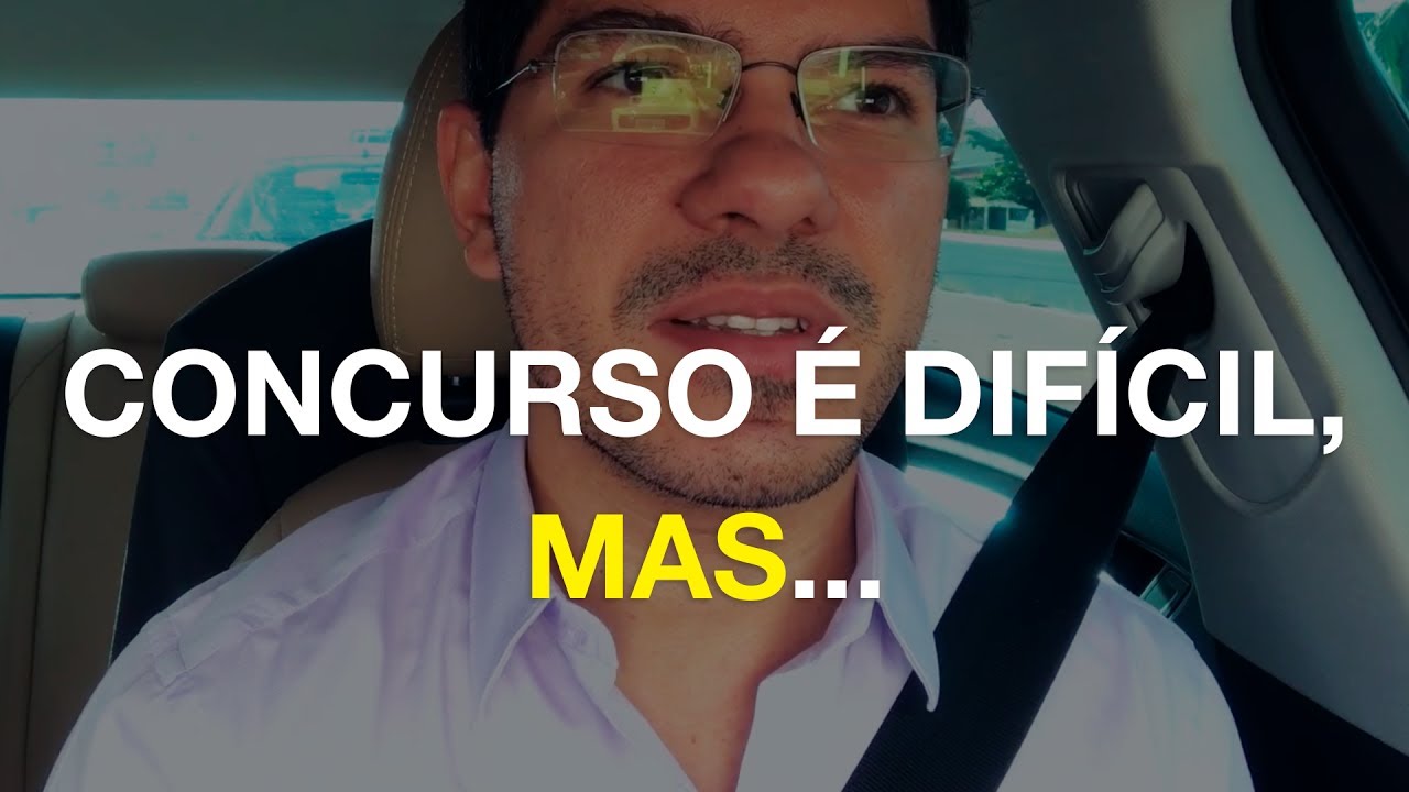 [Dica] Concurso é difícil, mas... | Gerson Aragão