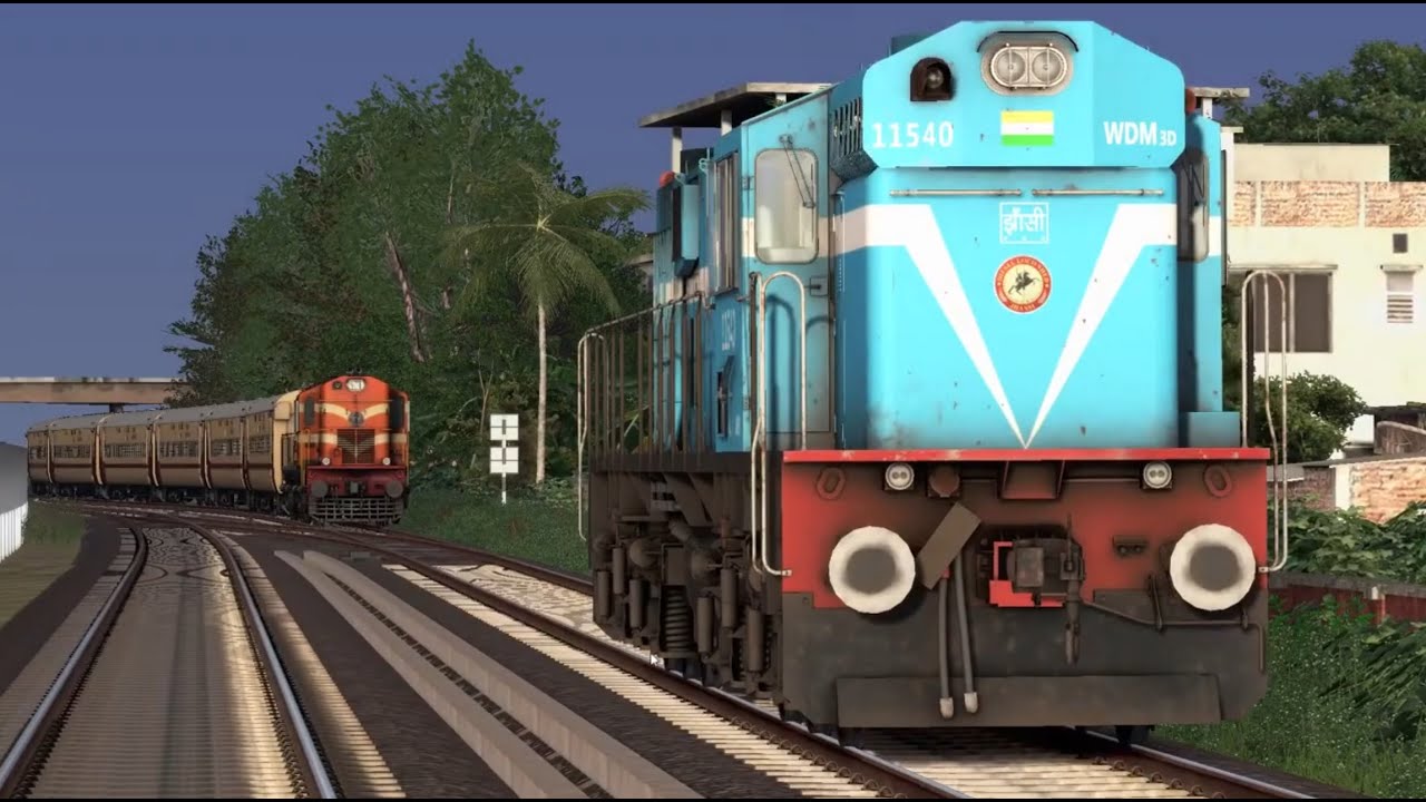 “Main Line Breakdown! WDG3A Fails – Jhansi WDM3D Shunts & Rescues | 14924 Express | ALCO Horn Update