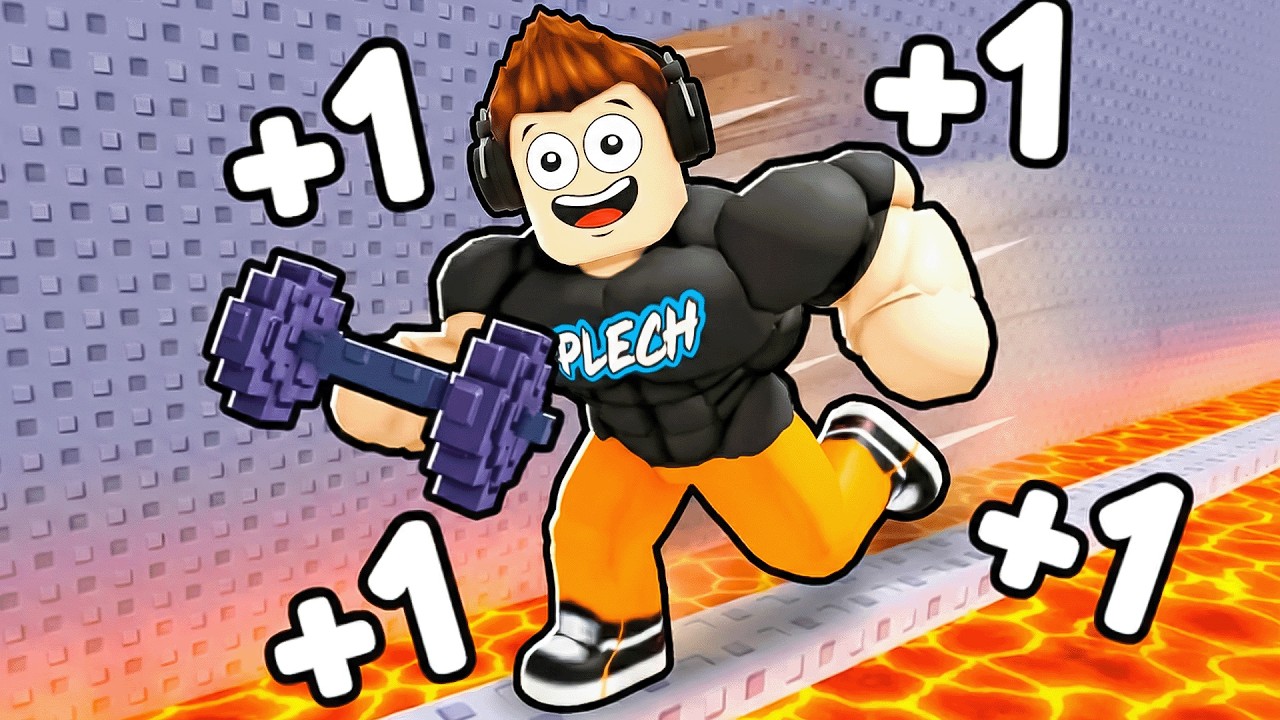 ROBLOX pero +1 FUERZA por SEGUNDO!! 🔥😎