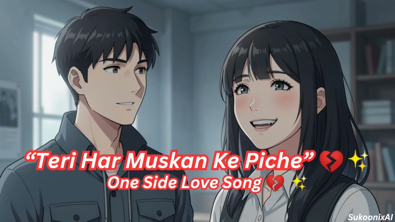 Teri Har Muskan Ke Pichhe | One Sided Love Song 💔 | AI Sad Romantic Song | Romantic Song 
