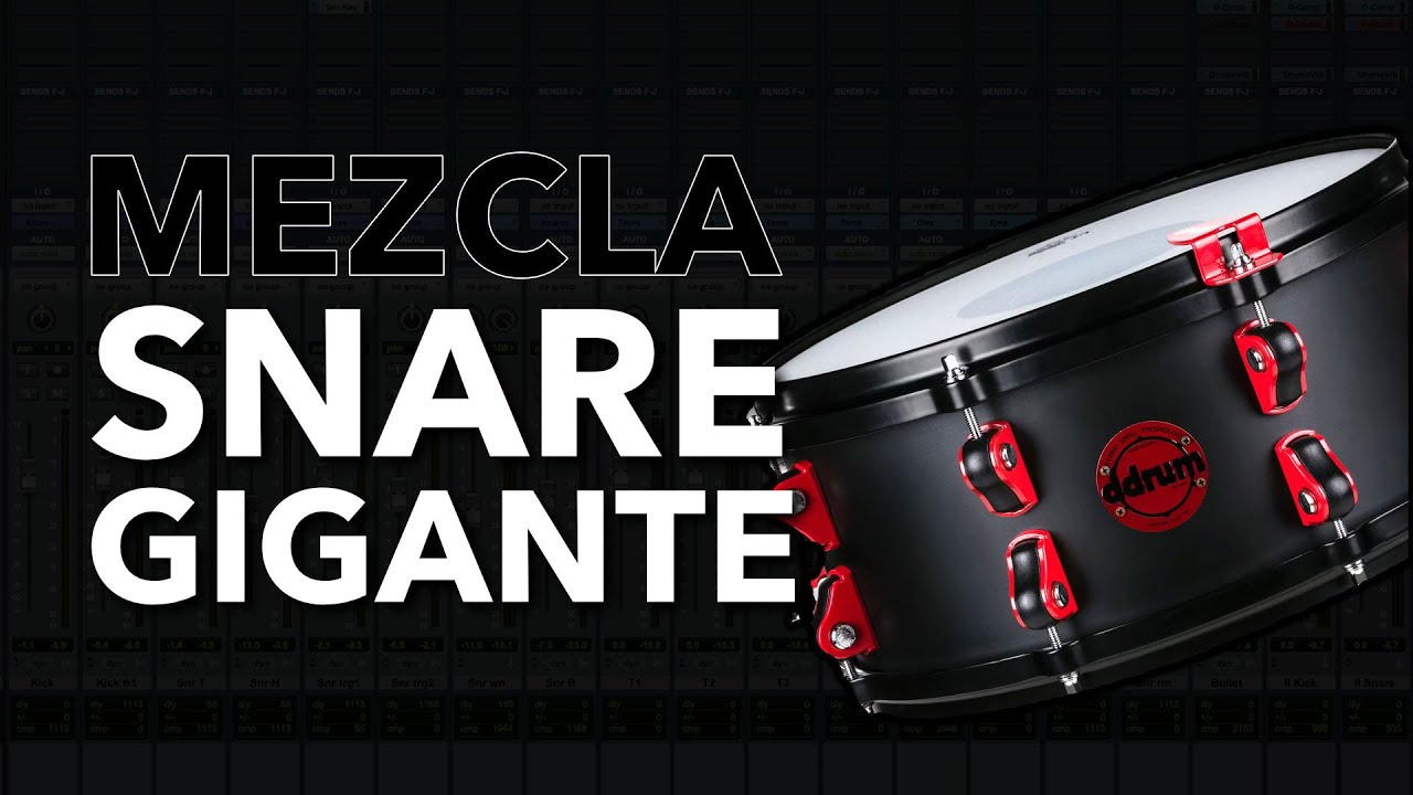 Baterías con Snare GIGANTE | Técnica vieja pero BUENA (Andy Wallace, Bob Rock y más)