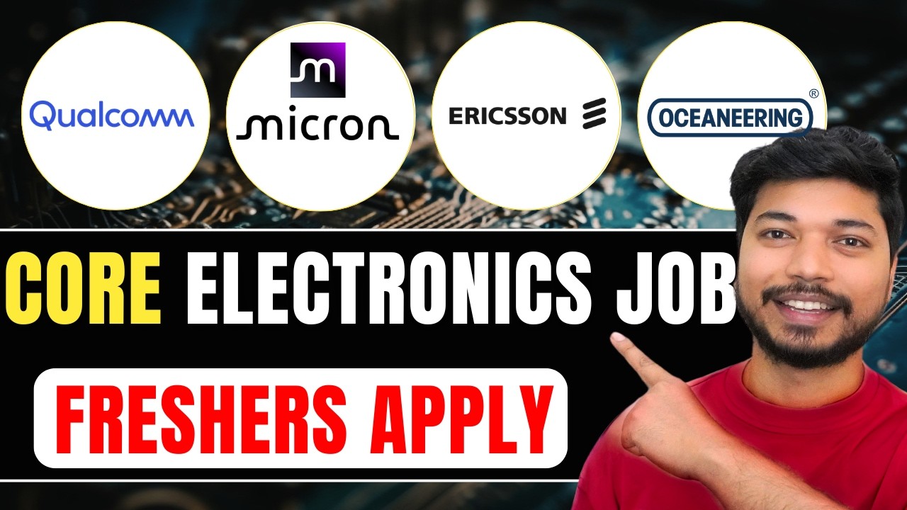 Core Electronics Jobs 2026 🚨Qualcomm, Micron & Ericsson Hiring | Apply Now