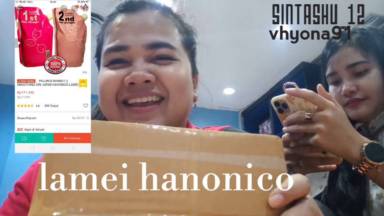 #batam #shoope #hanonicolamei Unboxing hanonico lamei