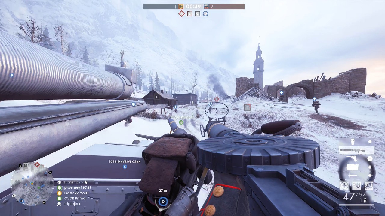 Battlefield 1: Conquest gameplay (No Commentary)