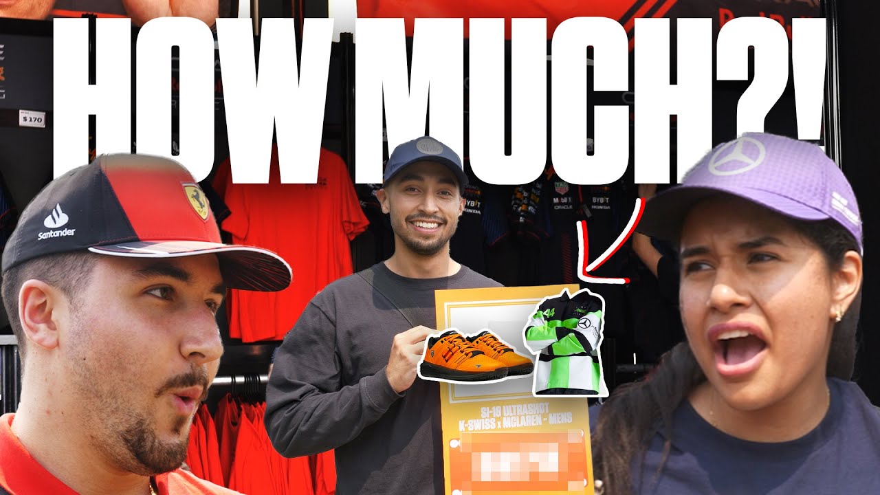 F1 FANS GUESS OUTRAGEOUS MERCH PRICES
