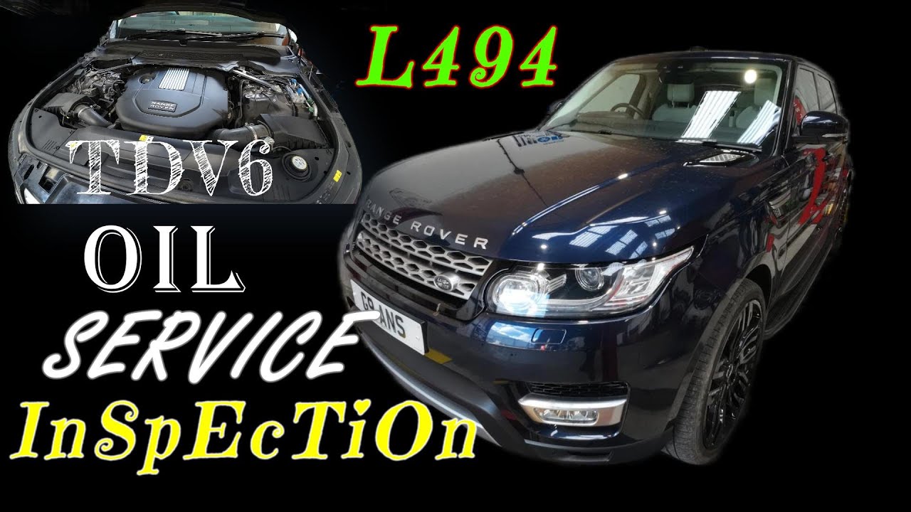Range Rover SPORT L494 Oil Service how WE do IT
