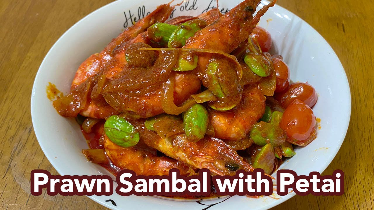 Sambal Udang Petai Recipe | EASY Prawn Sambal with Petai - Su's Cookbook
