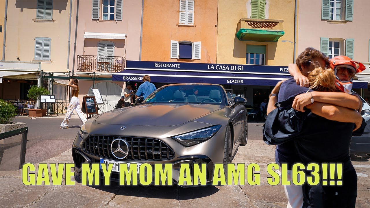 GIVING AWAY A MERCEDES AMG SL 63 TO MY MOM!!!