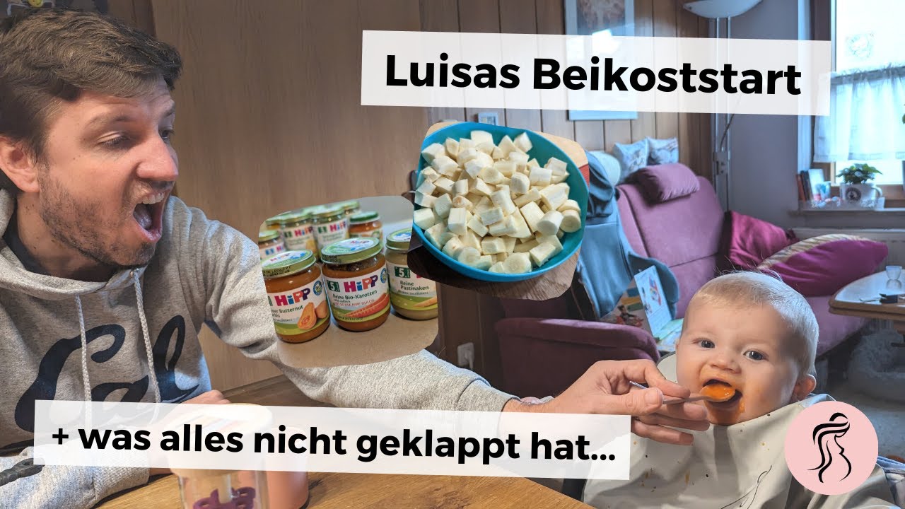 Luisas Beikoststart - schmeckt die selbstgekochte Pastinake???