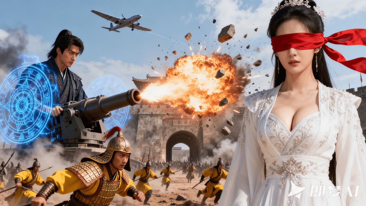 穿到古代差點被埋皇陵？反被御林軍追殺了九條街！躲了九年，靠現代記憶造出大炮直接無敵！老頭喊我回去當皇帝？