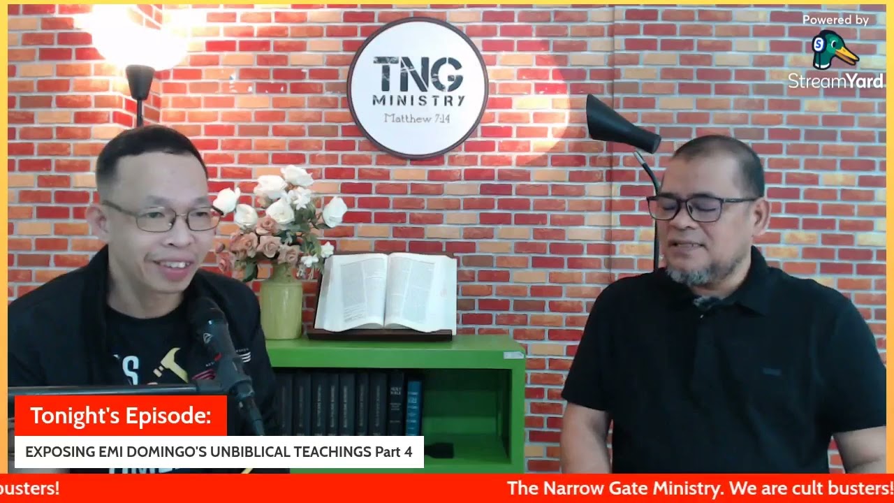 EXPOSING EMI DOMINGO'S UNBIBLICAL TEACHINGS Part4