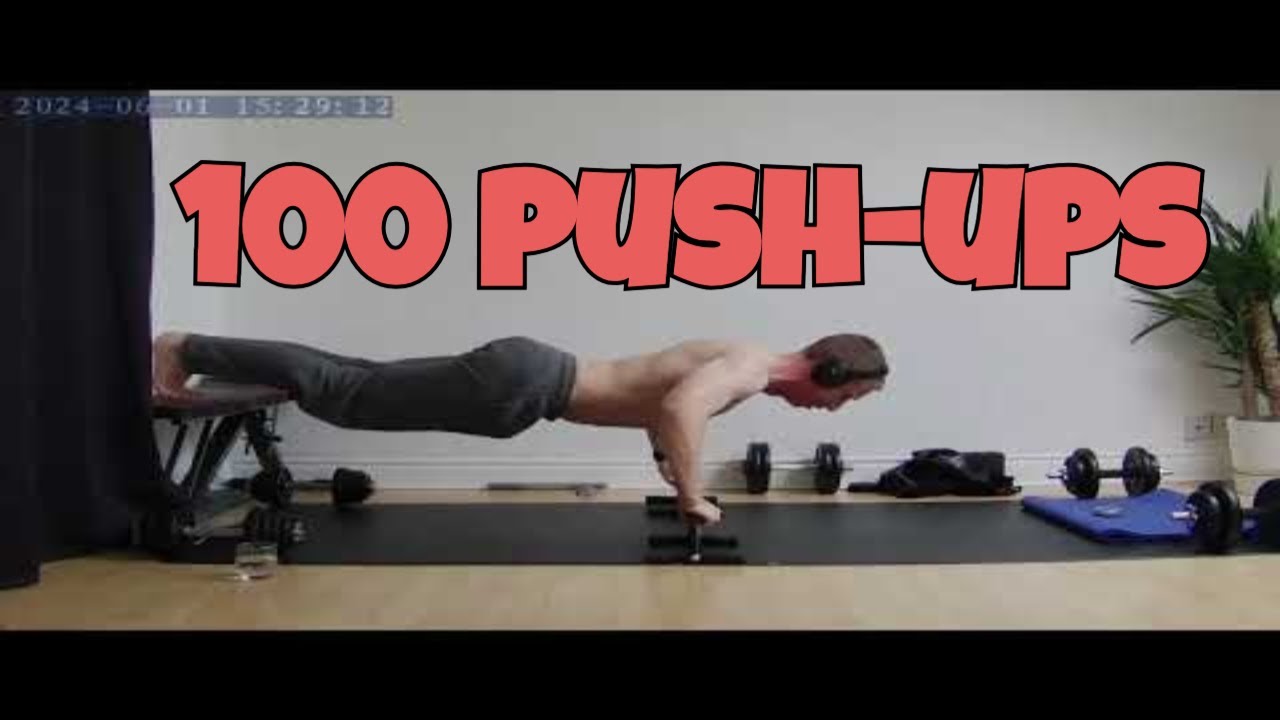 30 DAY Push-Up Challenge Day 1: 100 Push-Ups Each Time