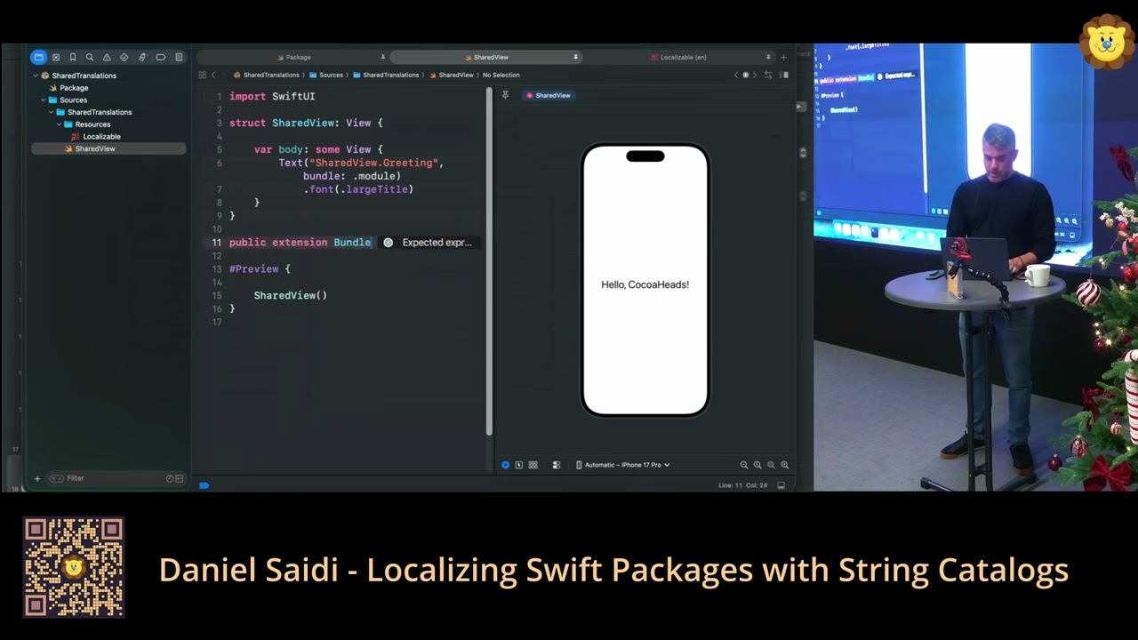 Daniel Saidi - Localizing Swift Packages with String Catalogs
