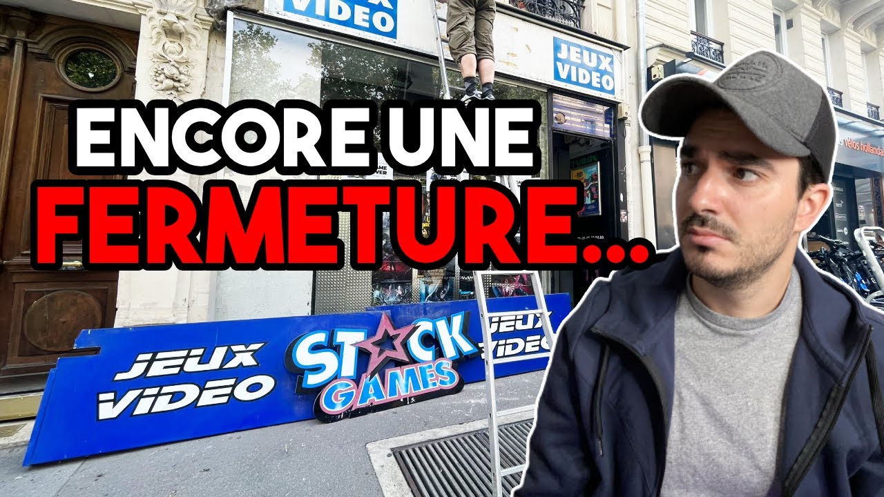 Encore un Magasin de jeux vidéo qui FERME...Stock Games Jussieu