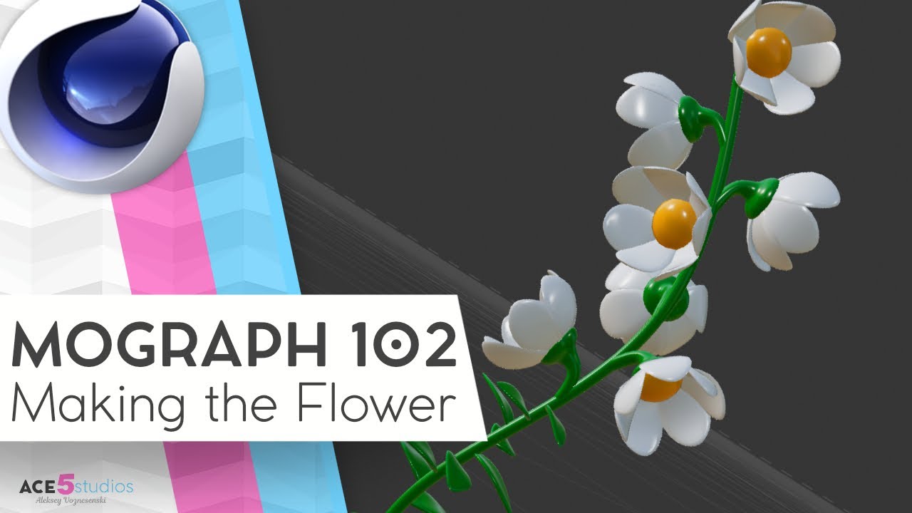 [C4D] Mograph 102 - Flower Modelling | Cinema 4D