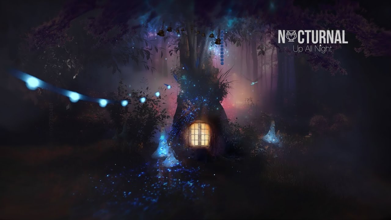 Tree Fairy Dwelling In The Dark Forest | ASMR Ambience