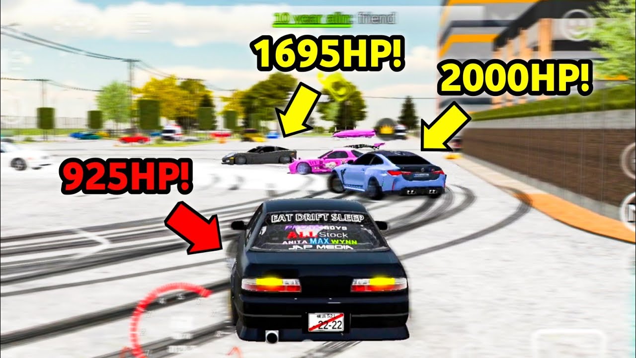 Small Engine vs. Big Engines drifting in CPM1 (Car Parking Multiplayer)