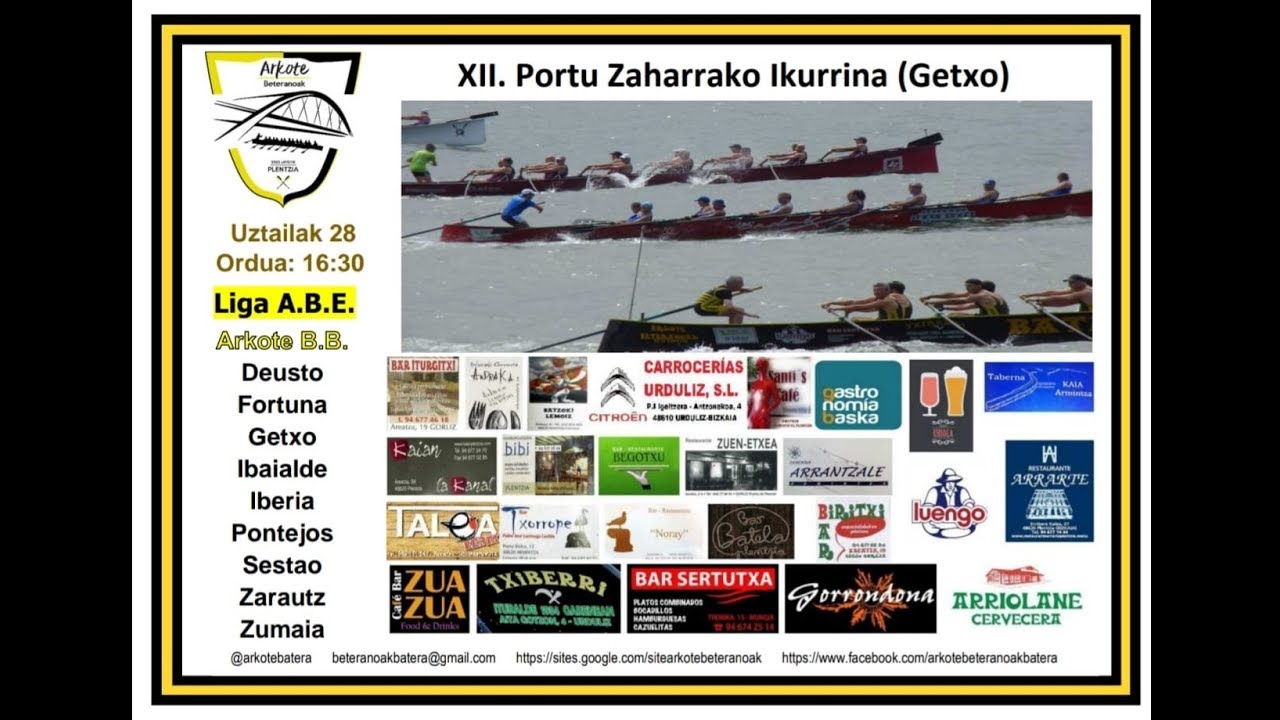 #LigaABE  Traineras Veteranos. Getxo-19