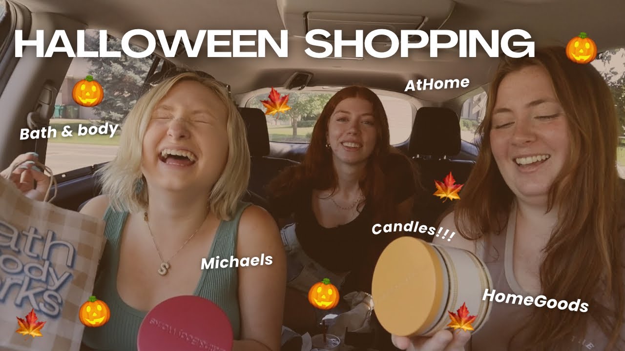 Come Halloween/Fall Shopping With Us!! 🎃🍂 | Home Goods, Tjmaxx, Michaels, & Bath and Body |
