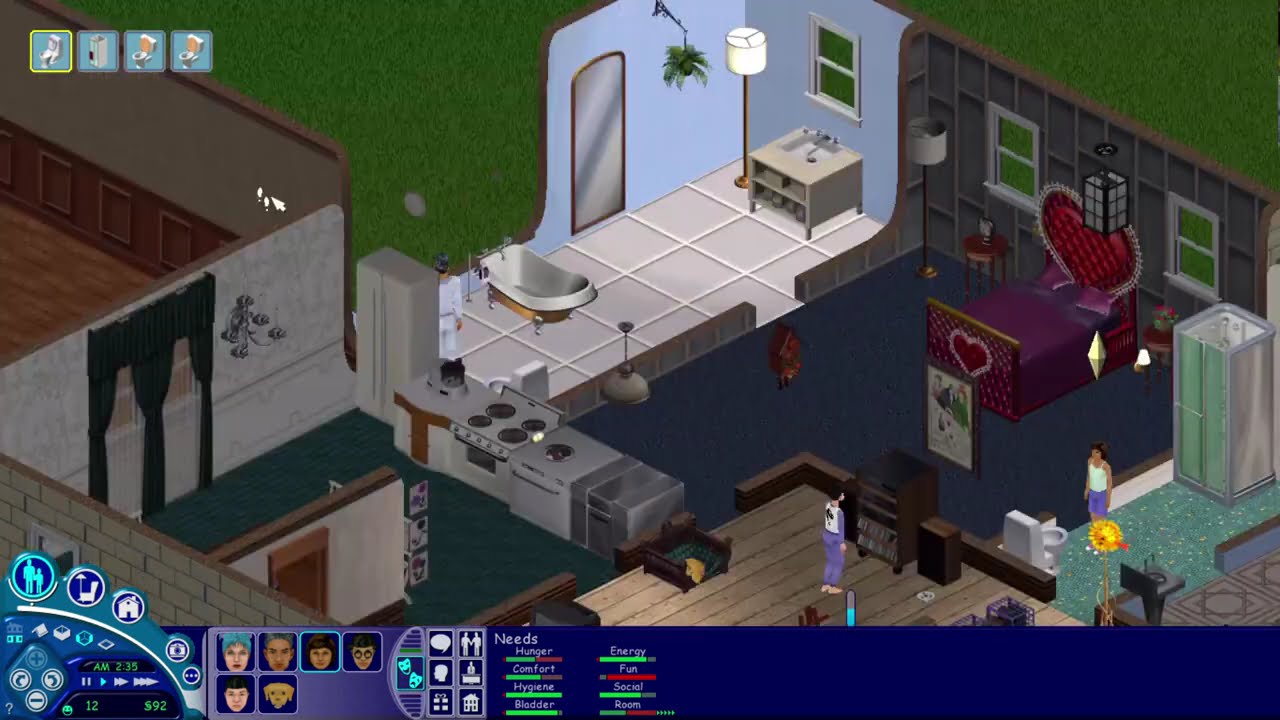 The Sims 1: 4 HOURS GAMEPLAY! Rags to Riches 8 (No commentary - Longplay) REUPLOAD