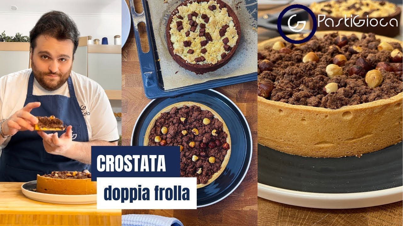 CROSTATA DOPPIA FROLLA, quella definitiva!! Marmellata e Cioccolato ma con doppia croccantezza
