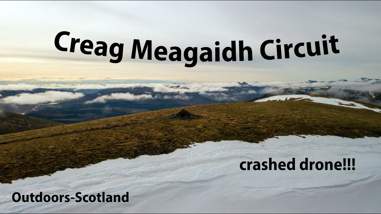 Creag Meagaidh Circuit - Crashed Drone