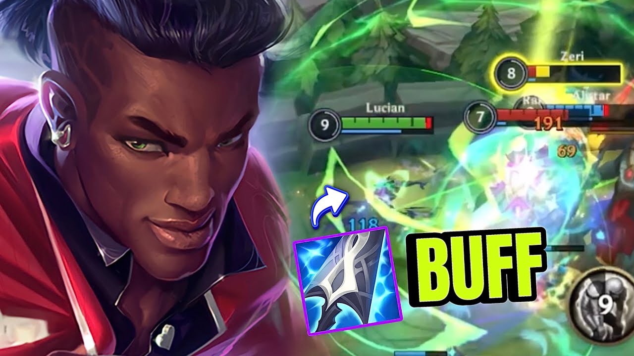 WILD RIFT LUCIAN IS OP WITH BUFF MURAMANA IN PATCH 5.2 | YOU SHOULD BUILD THIS ITEM ADC