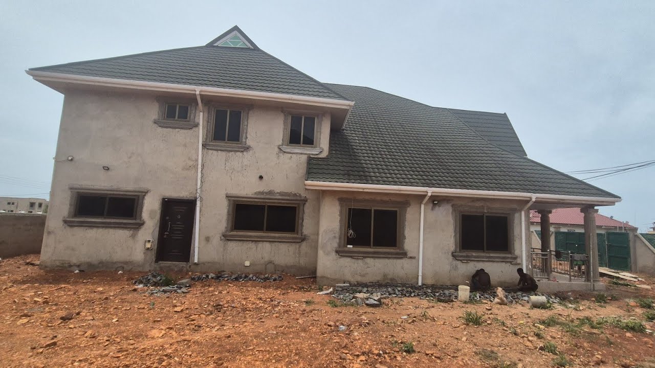 Starting New Job In Amrahia 📍#stevenstonedesign Building In Ghana 🇬🇭 Natural Stone Cladding