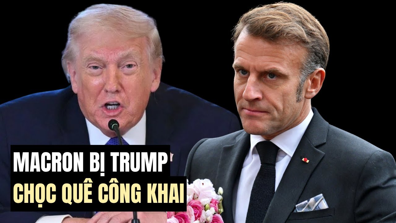 TT Trump chế giễu TT Pháp Macron, đe dọa áp thuế tại Diễn đàn WEF “Mấy chiếc kính râm đó đâu rồi?”