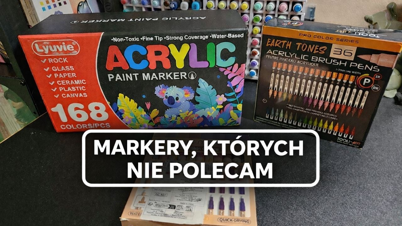 Nie kupuj tych markerów do kolorowanek po numerach – moja szczera opinia