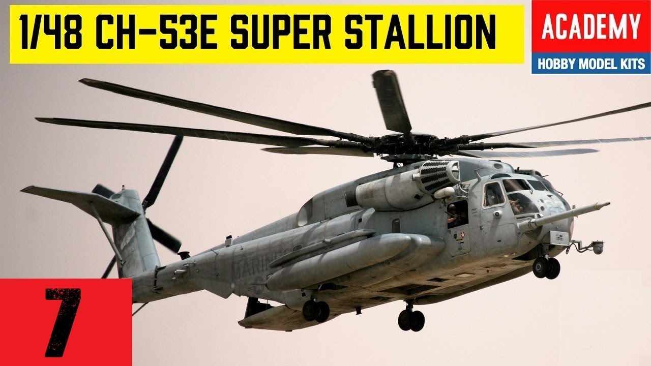Academy 1/48 CH-53E Super Stallion Build Part 7: Landing Gear and other bits