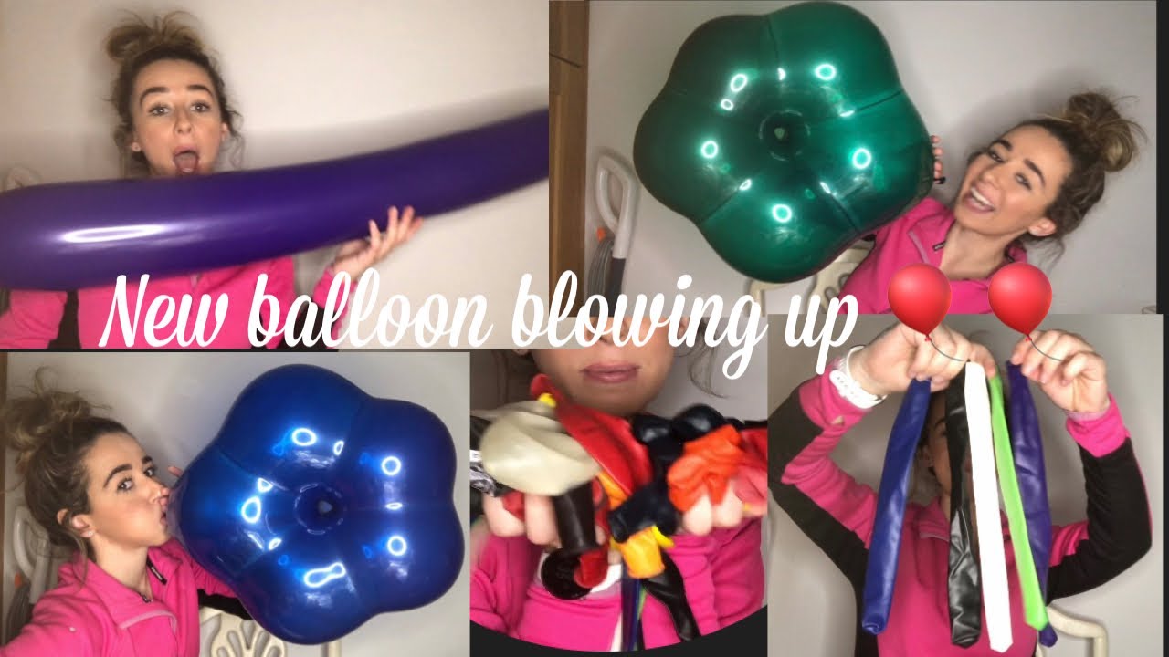 BLOWING UP AND SHOWING MY NEW BALLOON DELIVERY HAUL 😍🎈