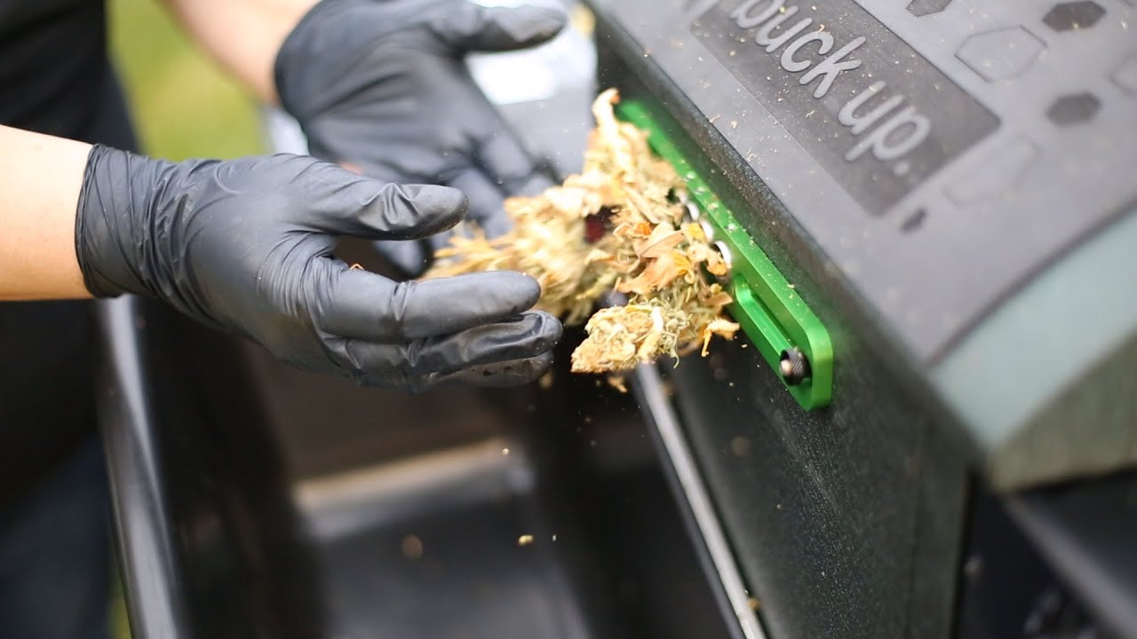 T-800 Cannabis Bucking / Destemming Machine. Efficient, Easy to Use and Clean - Patent Pending