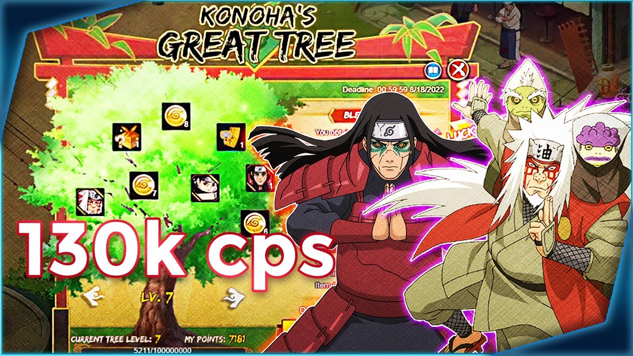 Naruto Online UK | Wydanie 130k kuponów w drzewko (130k Konoha Great Tree) - 60k Fuku Deals