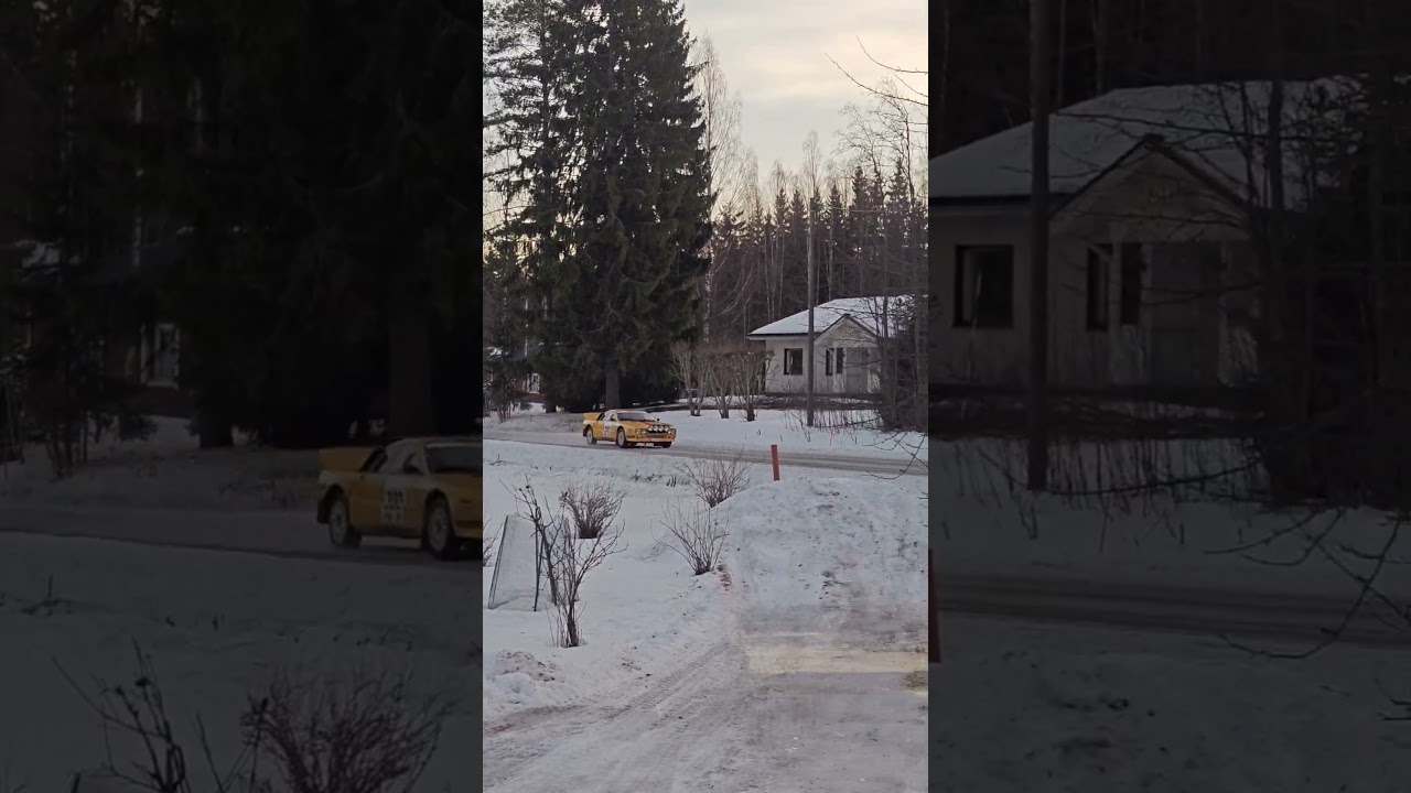 B-group Lancia 037 at Hotelli IsoValkeinen SM-ralli Kuopio 250 v.