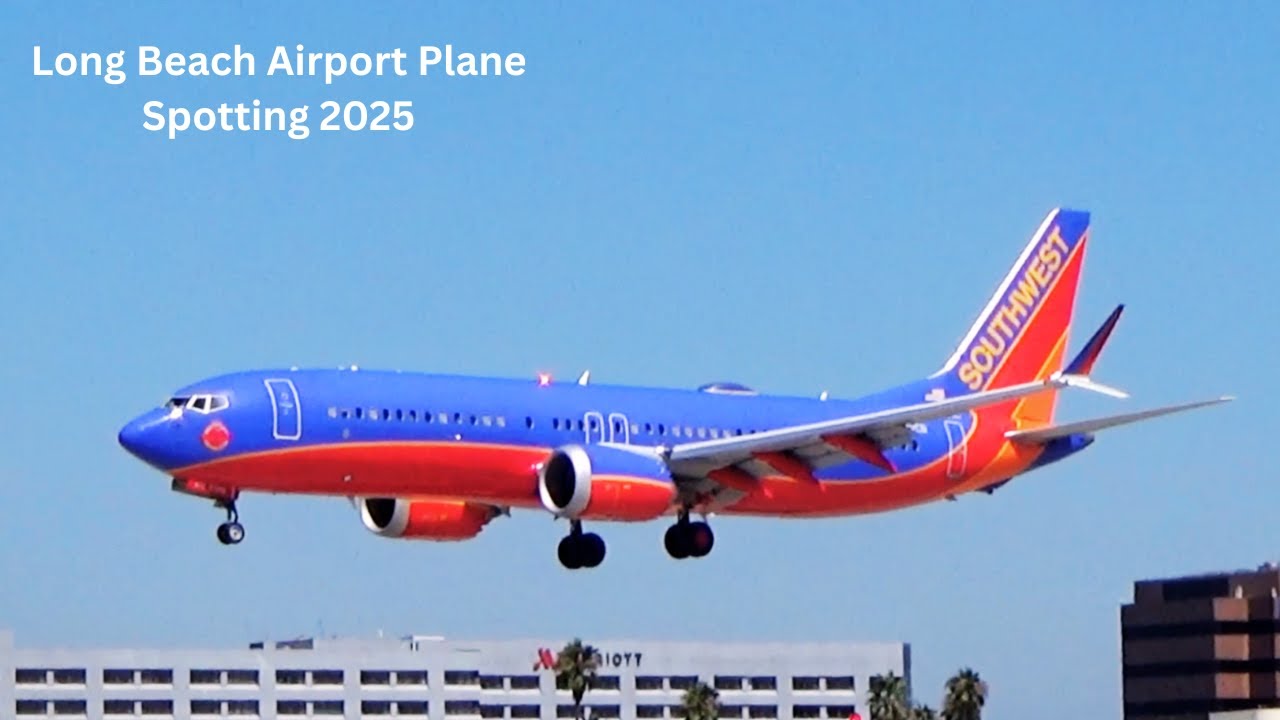 Long Beach Airport (LGB) Plane Spotting | Southwest Boeing 737 MAX 8 & More | August 2025