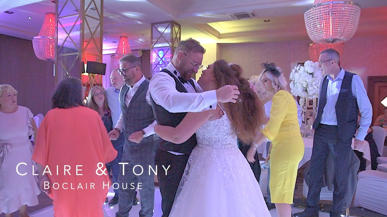 Claire and Tony's wedding | Boclair House | DJ Jim Moore