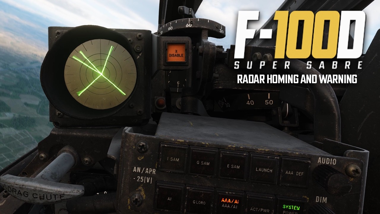 DCS F-100D: Radar Homing and Warning